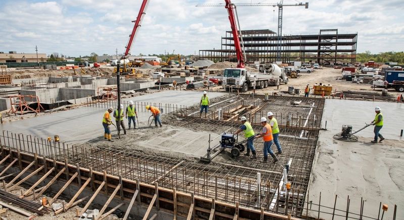 Commercial Slab Construction in Cumming, GA